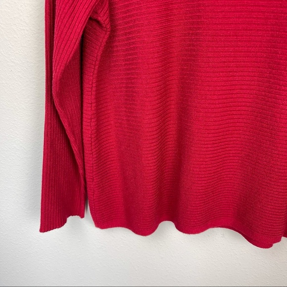 NWT Investments Plus Size Red Turtleneck sweater - Picture 9 of 13
